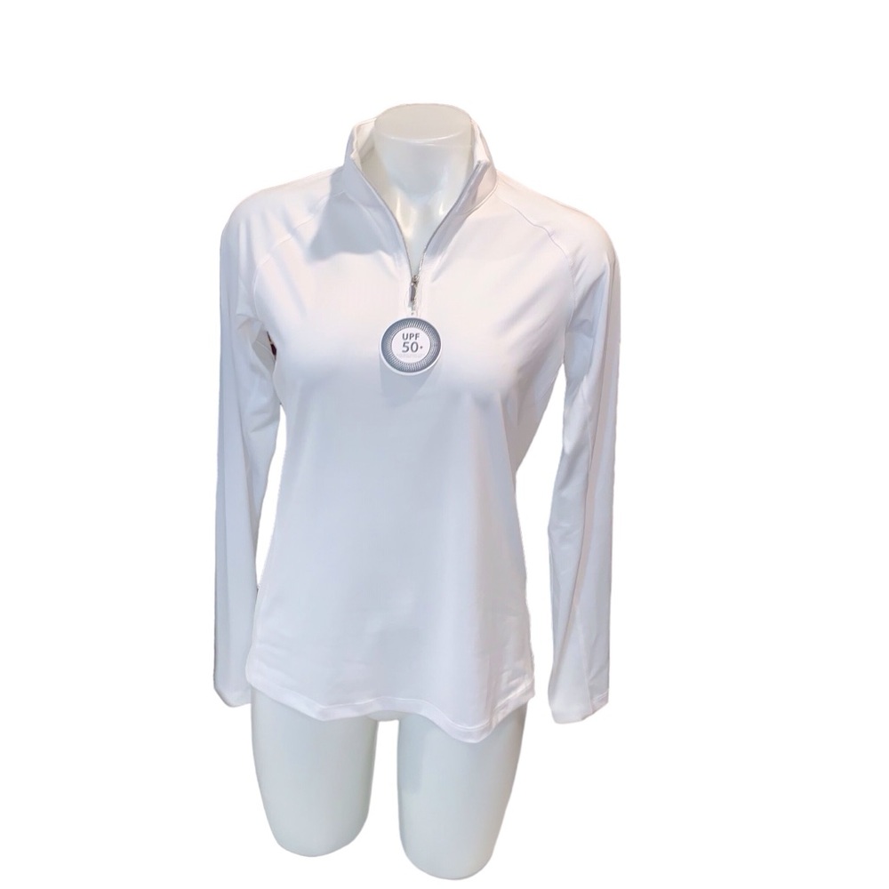 Lady Hagen zip neck uv long sleeve shirt - Picture 2 of 3